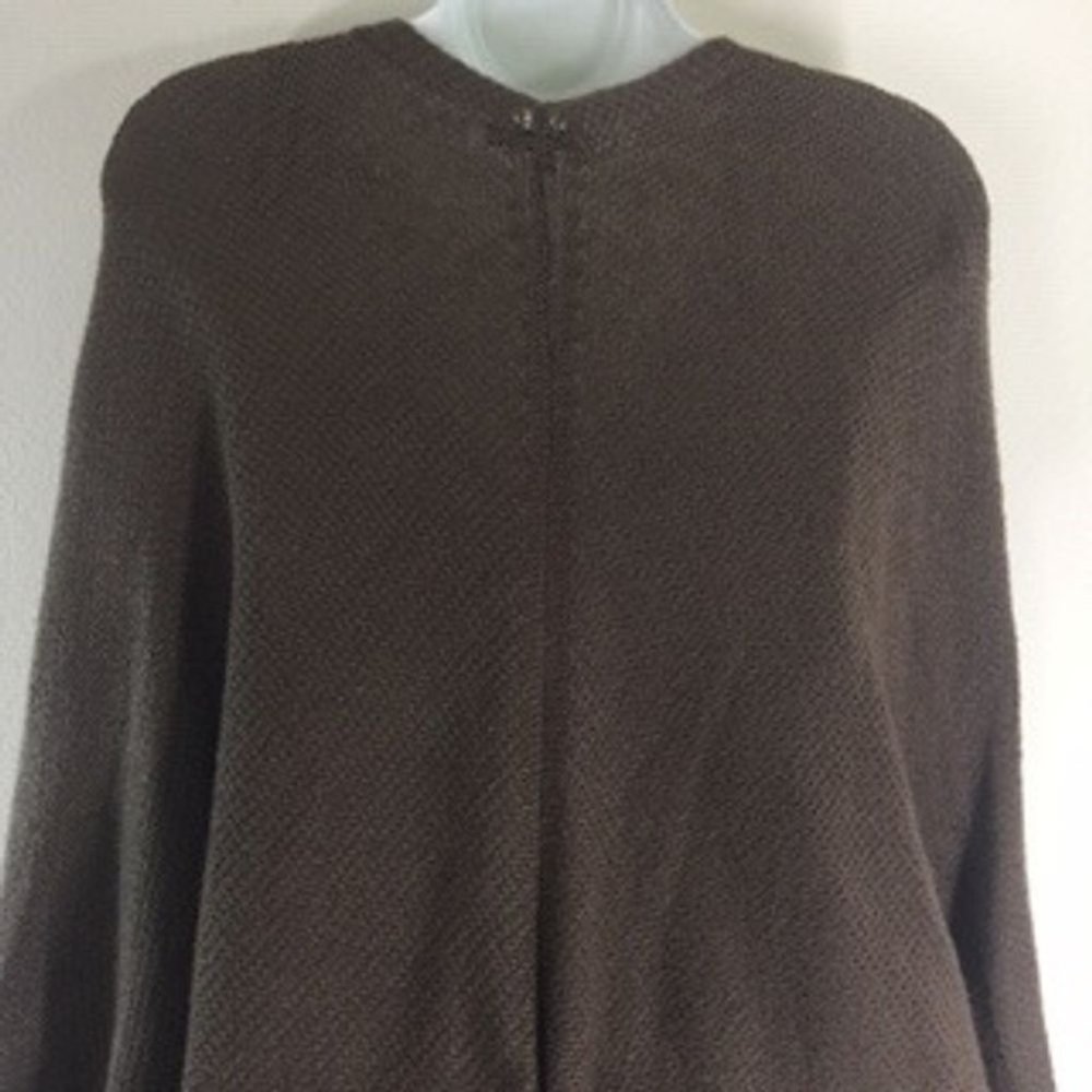 Corso Corso Cocoon Batwing Brown Open Front Cardig - Picture 7 of 9
